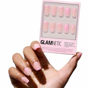 Glamnetic Press On Nails - Blush Dunes | Short Squoval Fake Nails